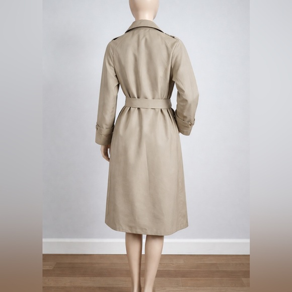 PrettyLittleThing Beige Belted Trench Coat | NWT | Size L - Picture 2 of 6